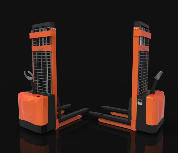 3D model forklift