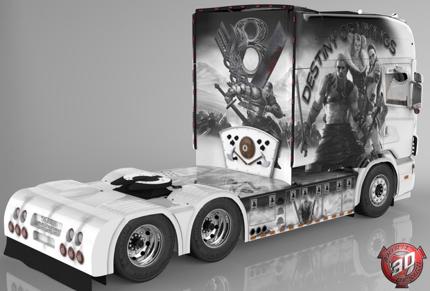 3D Scania 164L 580 V8 Destiny Of Vikings