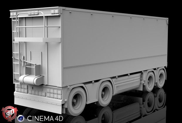 3D Tandem S.Verbeek Trailer Model