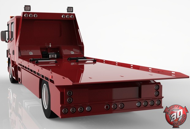 3D Scania 94D Recovery Truck