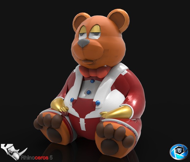 3D bear model (not finished)