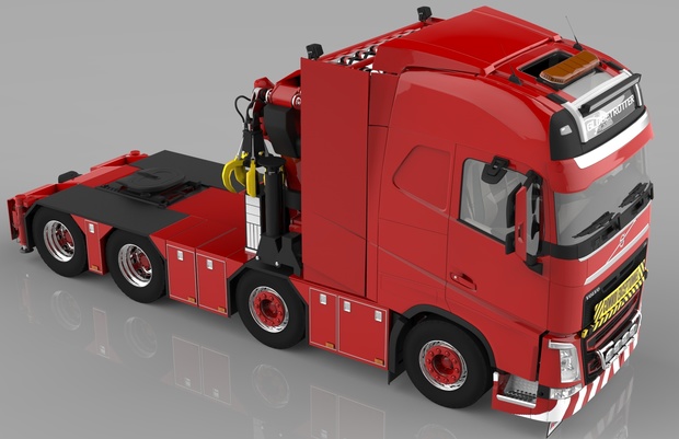 3D Volvo FH 8×4 Model