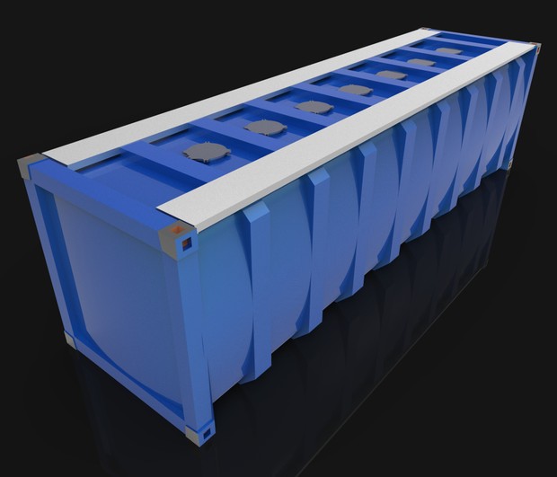 3D container bulker