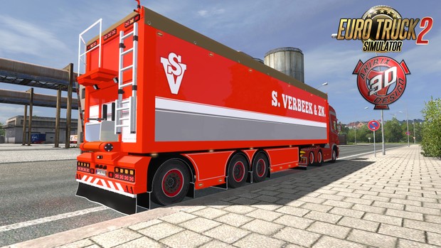 ETS2 S.Verbeek Trailer Model