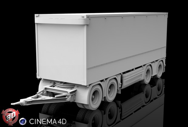 3D Tandem S.Verbeek Trailer Model