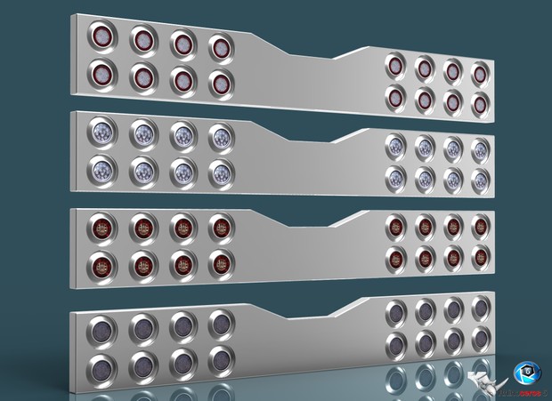 3D Tail Lights V5 pack