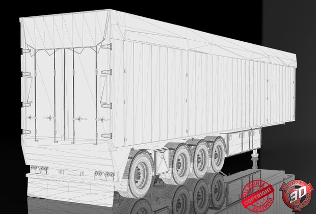 3D Bodex Trailer Model