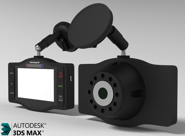 3D Dashboard Video Cam Model