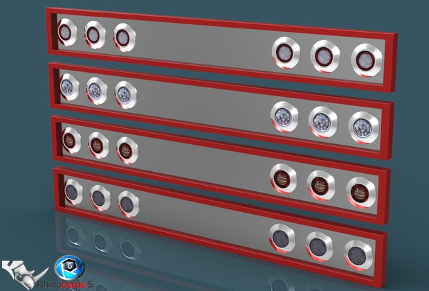 3D Tail Lights V2 pack