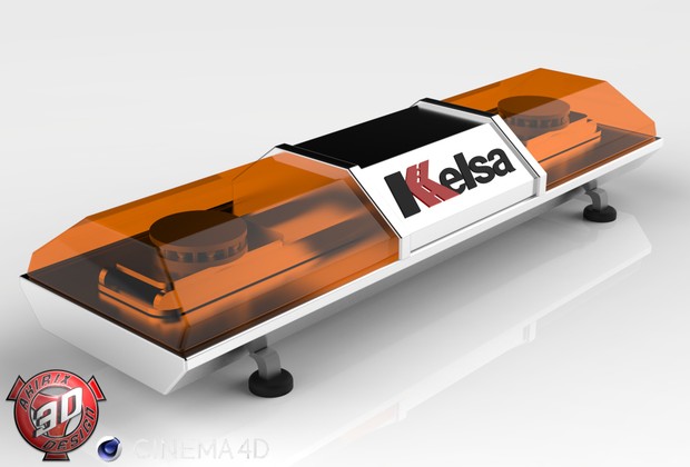 3D Strobe Kelsa Beacon Model