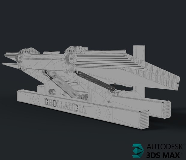 3D Dhollandia Tail Lift Model