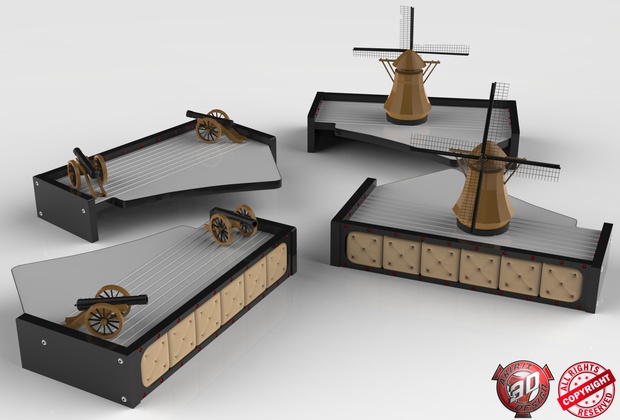 3D Led Scania Table Pack