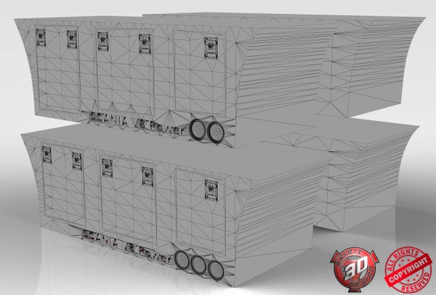3D Custom Scania Sideboxes Pack