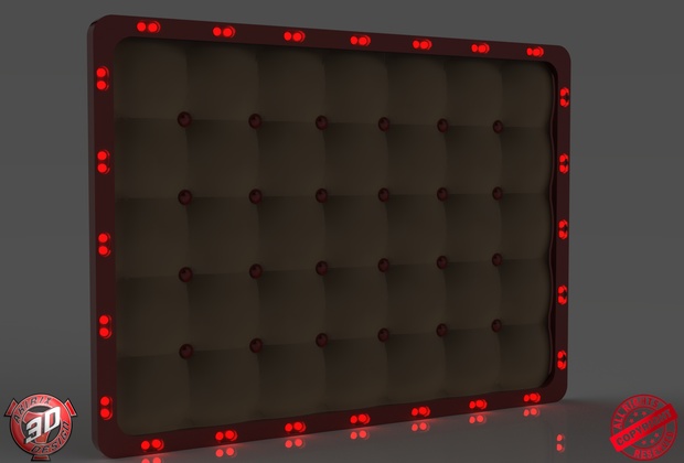 3D Custom Leather Panel