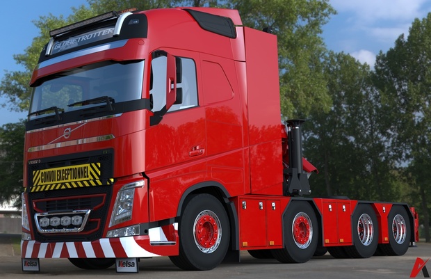 3D Volvo FH 8×4 Model
