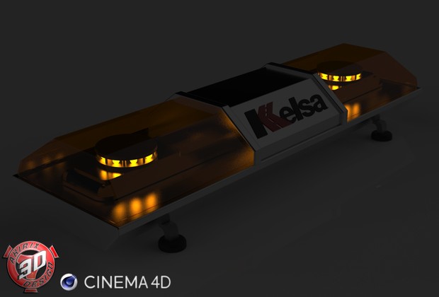 3D Strobe Kelsa Beacon Model