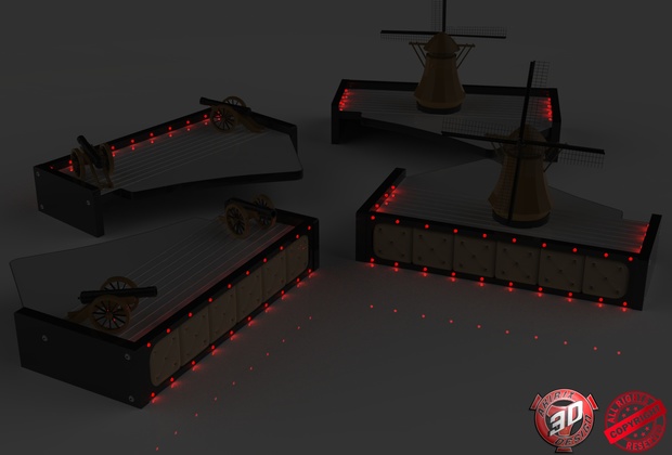 3D Led Scania Table Pack