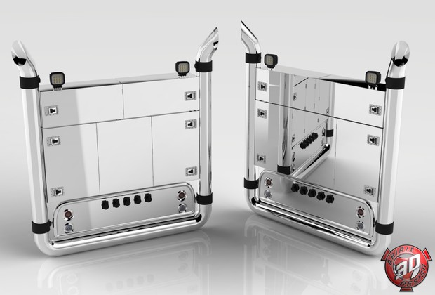 3D BackCabin Pipes With Lockers V2