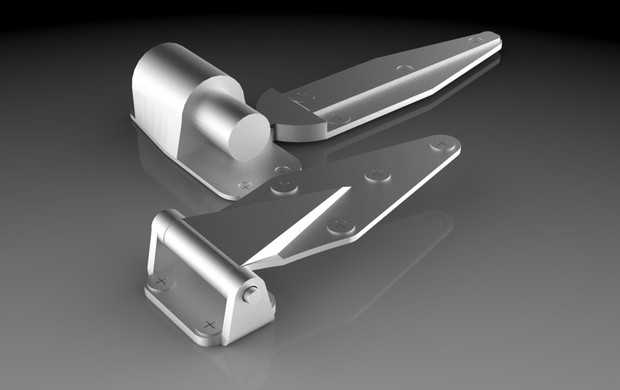 Door hinge pack for trailers