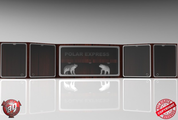 3D Polar Express Cabinets