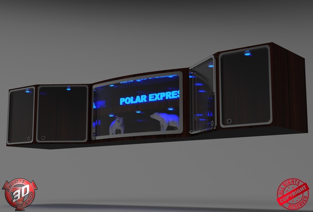 3D 4 Versions Of Interior Cabinets Pack Offer