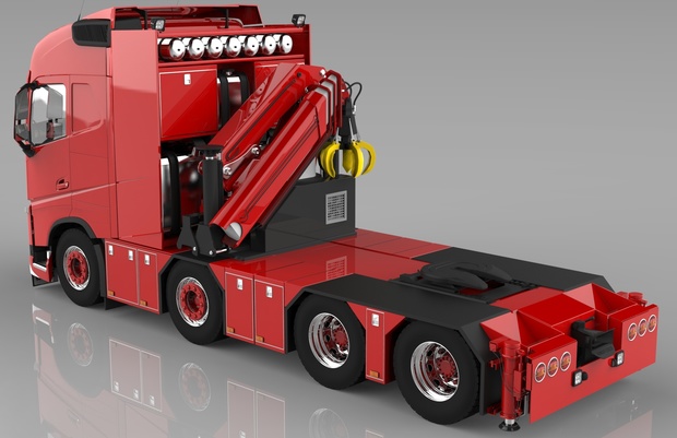 3D Volvo FH 8×4 Model