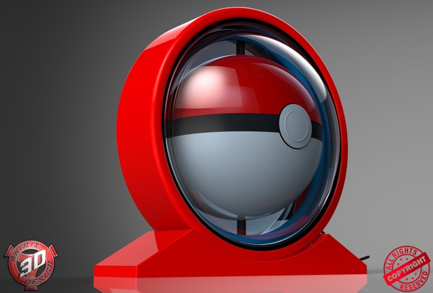 3D Glass Pokemon Go Light Decoration