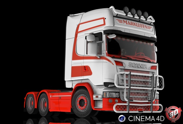 3D Scania R620 V8 Streamline