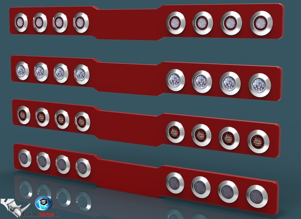 3D Tail Lights V4 pack