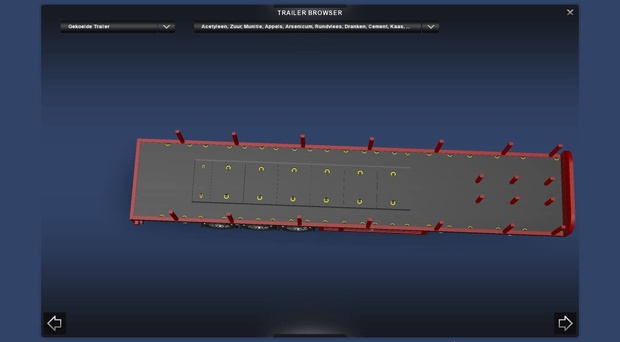 Coil Transport Trailer model ETS2
