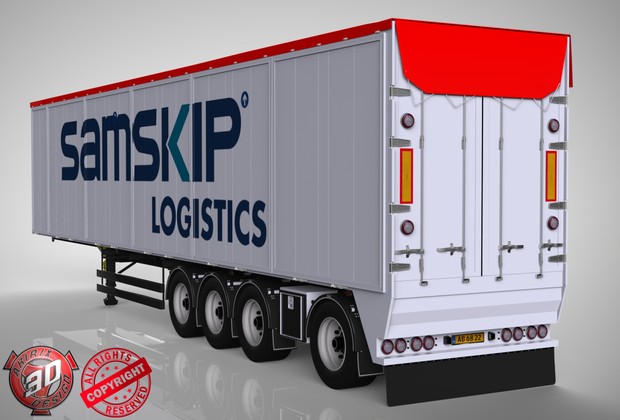 3D Bodex Trailer V2 Model