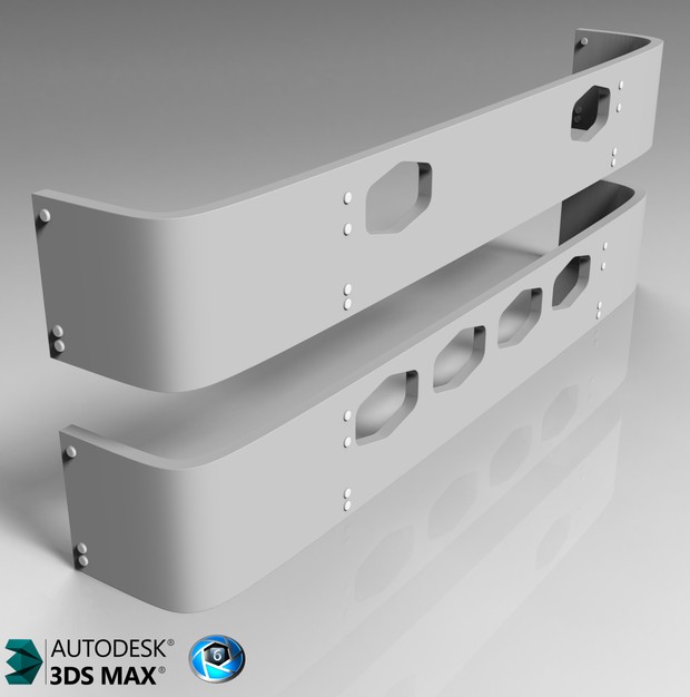 3D Visor 2Pack Model