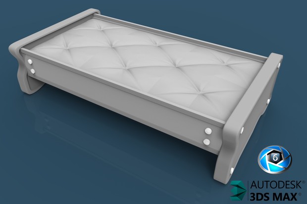 3D Scania Table With Leather