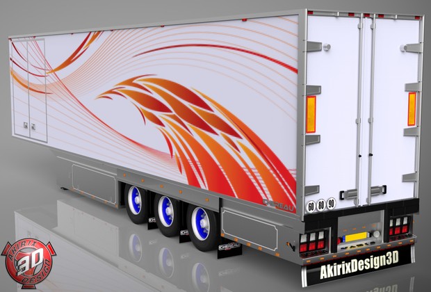 3D Chereau Frigo Trailer