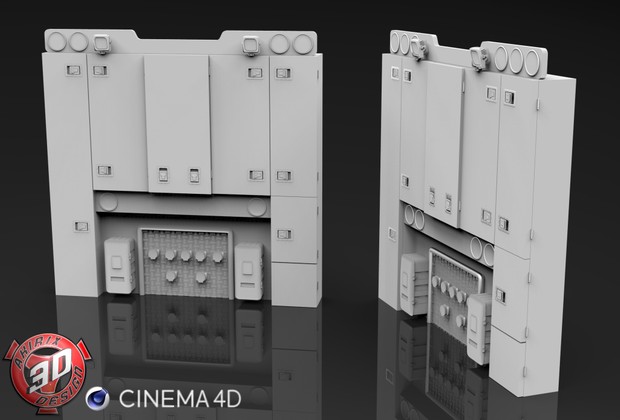 3D BackCabin Cabinets Pack
