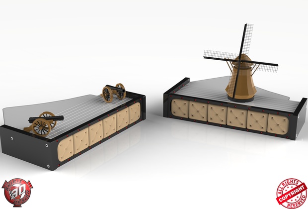 3D Led Scania Table Pack