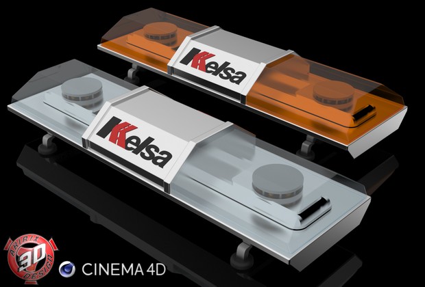 3D Strobe Kelsa Beacon Model