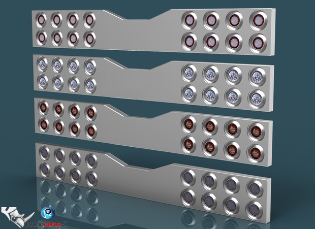 3D Tail Lights V5 pack
