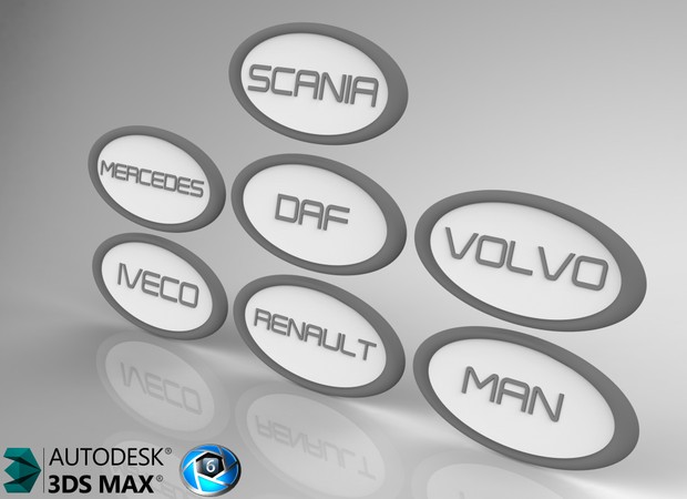 3D Interior Mirrors pack V1