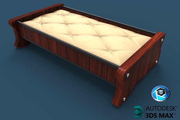 3D Scania Table With Leather