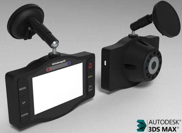 3D Dashboard Video Cam Model