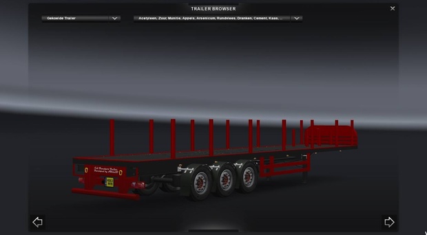 Coil Transport Trailer model ETS2