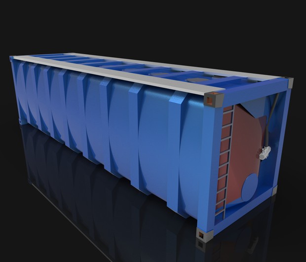 3D container bulker