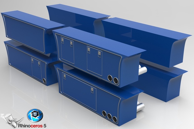 3D Sidepanel Boxes for Trucks Pack