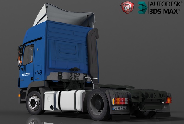 3D MB Actros 1844 Model