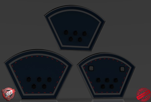3D Truck Cabin BackPanel Pack