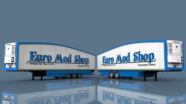 Aerodynamic U.K. type FRC trailer pack