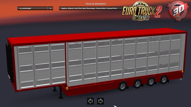 ETS2 4 Axled Pezzaioli Trailer