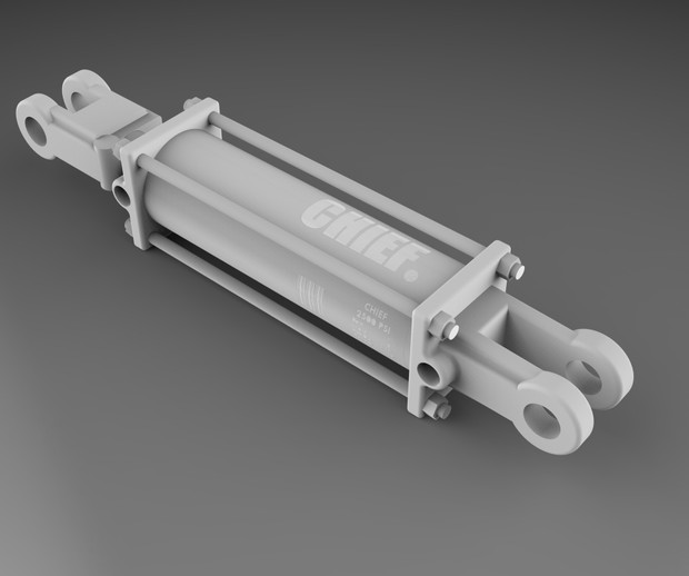 Chief hydraulic cilinder 3D model