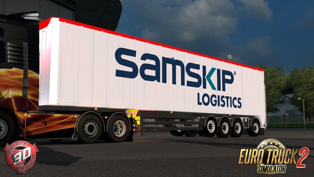ETS2 4 Axled Bodex Trailer Model